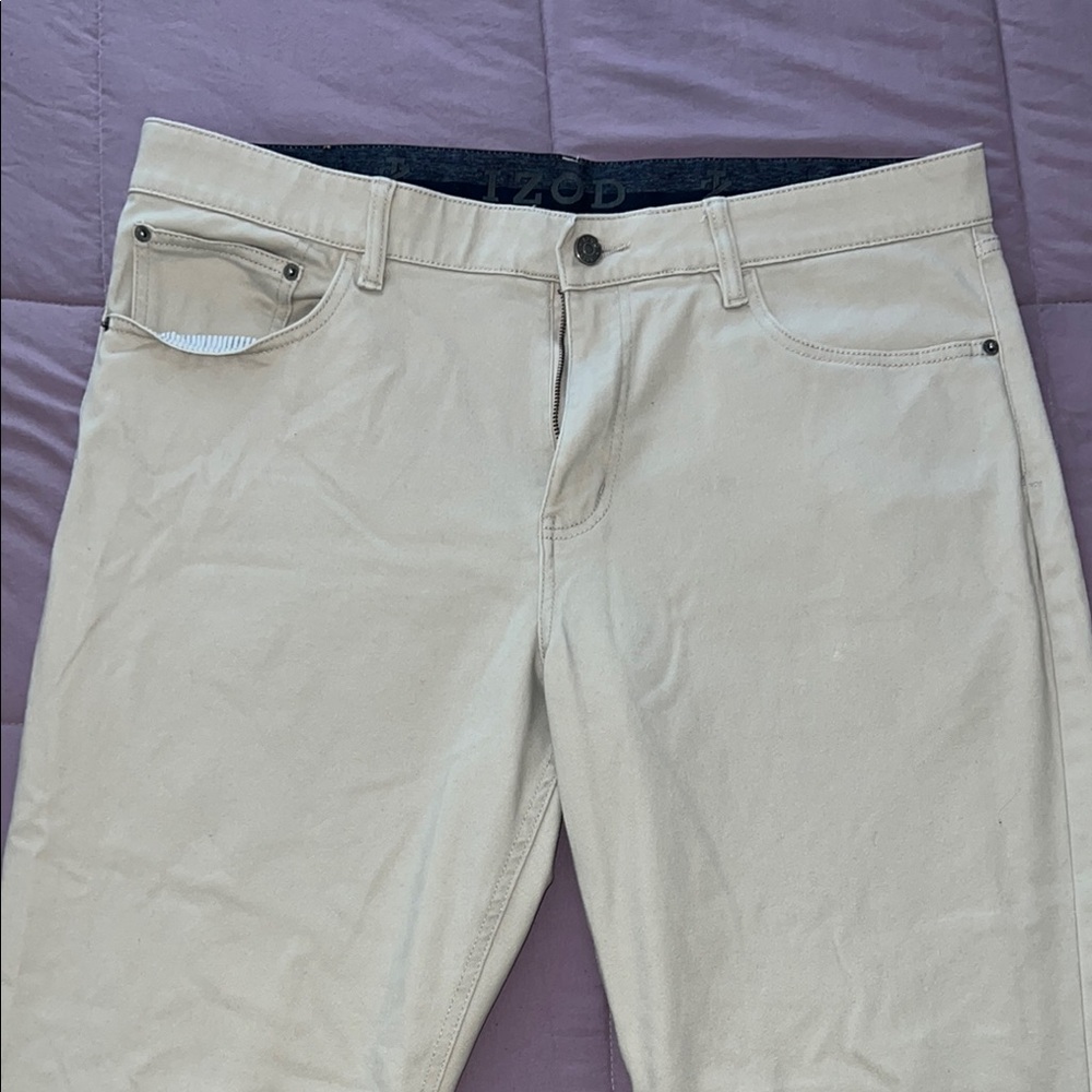 Izod Men's Khaki Chinos